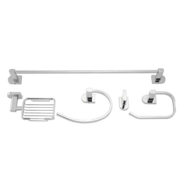 Juego de Accesorios Cromado 5 Piezas JAZ9400C