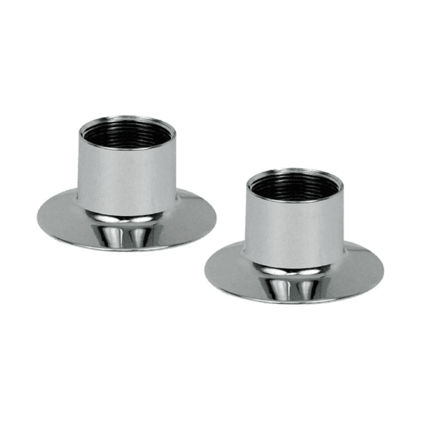 Juego de Chapetones Cromo Rugo RE-15