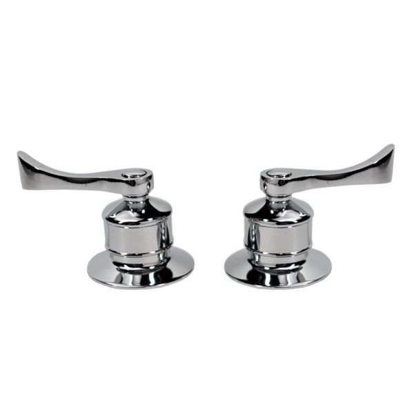 Juego de Manerales Indra con Chapetón Cromo Metalflu 14414