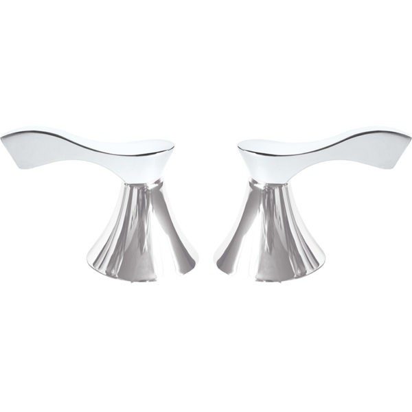 Juego de Manerales Larisa con Chapetón Cromo Metalflu 14434