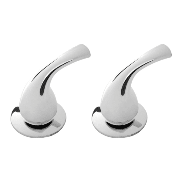 Juego de Manerales Palanca con Chapetón Cromo Dica MPL