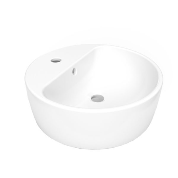 Lavabo de Sobreponer Morea Blanco 1 Perforación Helvex LV MOREA1