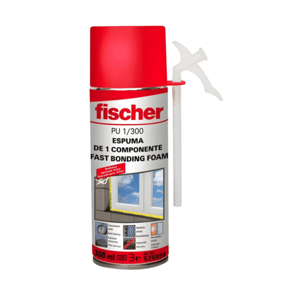 Espuma de Poliuretano PU 1/300 ml Fischer 520806