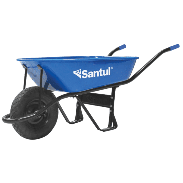 Carretilla con Bastidor Metálico 5 Ft3 (70 lts) Llanta Neumática Reforzada Santul 8793