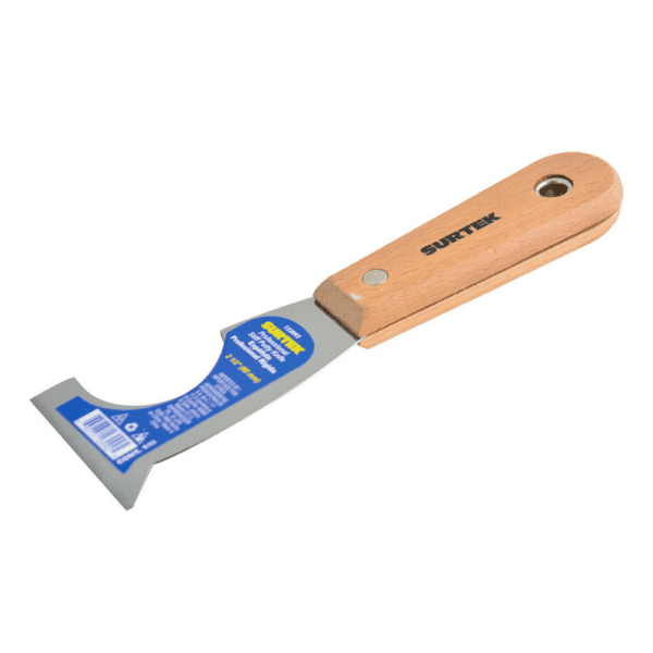 Espátula Rígida 5 en 1 con Mango de Madera 2-1/2? Surtek 123092