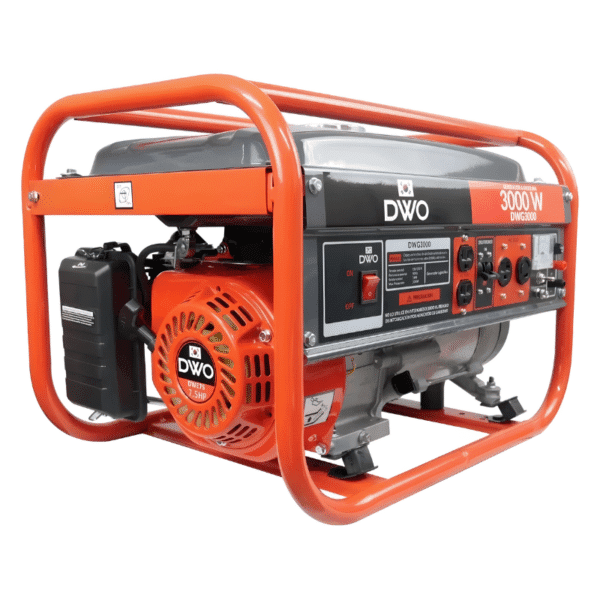 Generador Eléctrico a Gasolina 3000W Bifásico con Motor 7 HP 4T 127/220V DWO DWG3000