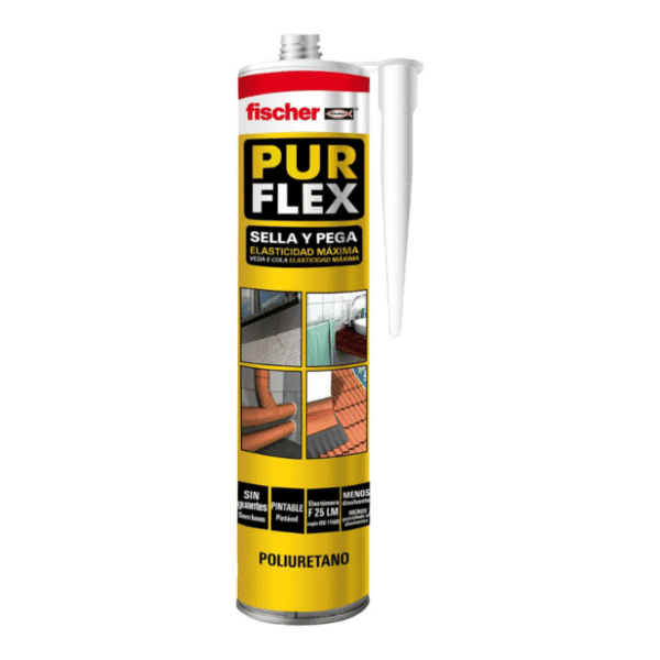 Sellador de Poliuretano Purflex Blanco 310ml Fischer 535893