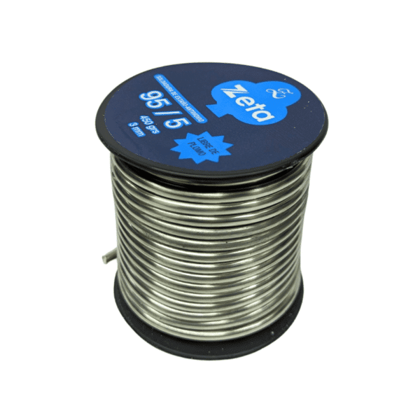 Soldadura de Estaño – Antimonio 95/5 (1 Libra) Zeta