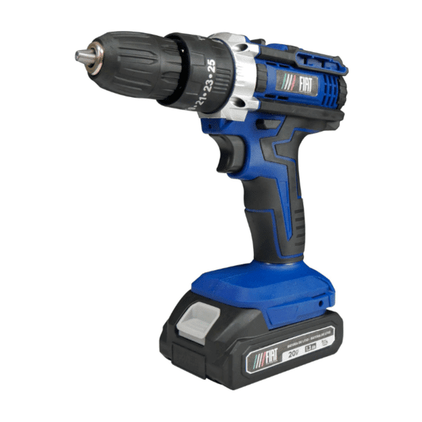 Rotomartillo Inalámbrico 1/2? 20V 40Nm con Accesorios y 2 Baterías Fiat MARCHES