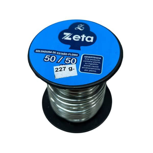Soldadura de Estaño – Plomo 50/50 (1/2 Libra) Zeta