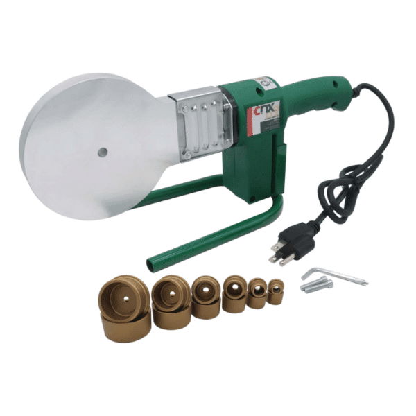 Termofusora con Dados de 20mm a 63mm 1,000W 110V CNX TERMO-03