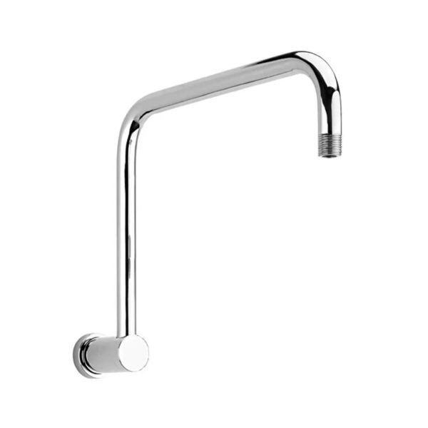 Brazo Para Regadera Angular con Chapeton 35.5 cm x 25.4 cm TR-039 Helvex