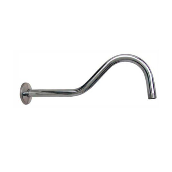 Brazo para Regadera Largo 39 cm Acero Inox Rugo 45-BA