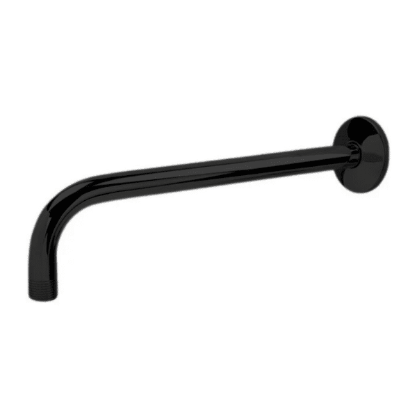 Brazo para Regadera Negro 40cm Acero Inoxidable P40N