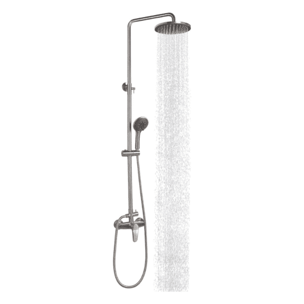 Conjunto de Ducha con Desviador Cromo Tecnobath TB60.019