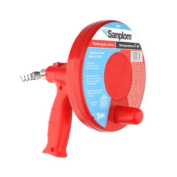 Destapacaños Tipo Pistola de 7 Metros Sanplom 8596