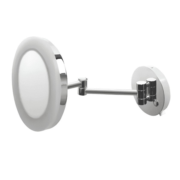 Espejo Retráctil con Aumento 5x y Luz Led Helvex ES-003